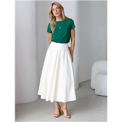 Футболка из премиального хлопка с эластаном