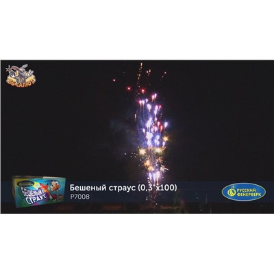 Фейерверк Р7008 Бешеный страус (0,3" х 100)