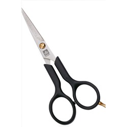 Dewal Парикмахерские ножницы прямые с микронасечками / Easy Step 2312/5.5, черный KRISTALLER, 1106127