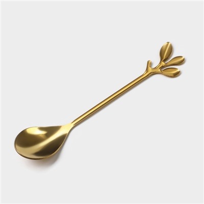 Чайная пара «Зефирка», 3 предмета: чашка 250 мл, блюдце d=13.7 см, ложка, керамика, голубая