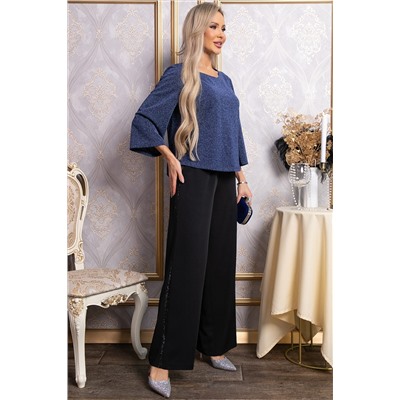 Брюки палаццо Полианна (черные) Б14829-8М