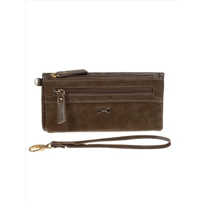 Женское портмоне из искусственной кожи, цвет хаки