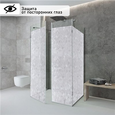 Плёнка самоклеящаяся «Кристалл», 45×200 см, прозрачная