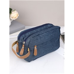 Косметичка 10х25х15 см синий / XN-019BLU /уп 150/подарок мужчине