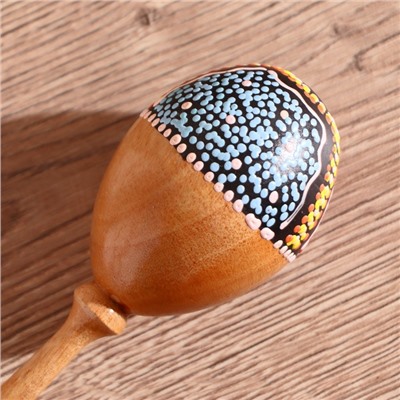 Сувенирный музыкальный инструмент «Маракас», 21×5×5 см, МИКС