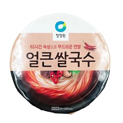 Рисовая лапша б/п острая с пряным вкусом Rice Noodle With Hot-Spicy Flavored Daesang, Корея, 92 г. Срок до 24.03.2026.Распродажа