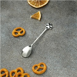 Ложка десертная из нержавеющей стали Magistro «Клевер», длина 12.5 см, цвет серебряный