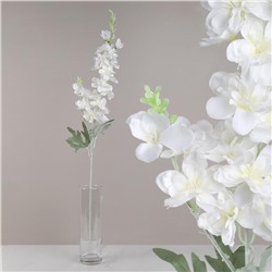 Цветок искусственный Дельфиниум белый 85 см / RF-1566 /уп 50/500/