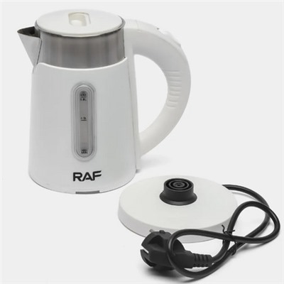 7936 Чайник электр. R-7936 (800Вт 0,8л пласт.кор БЕЛЫЙ/ЧЕРНЫЙ) RAF (х1) - АКЦИЯ