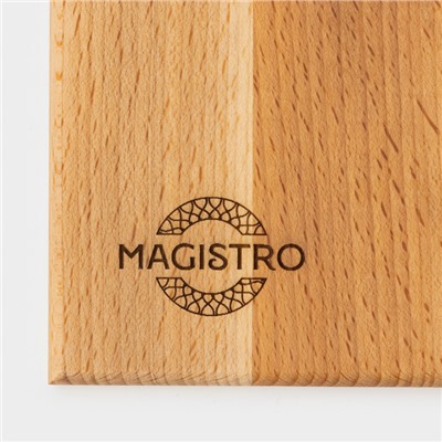 Доска разделочная деревянная Magistro, 40×30×1.2 см, дуб