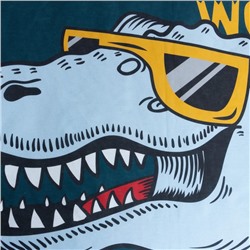 Пододеяльник 1.5-спальный «Этель» T-Rex king, 143×215 см, бязь