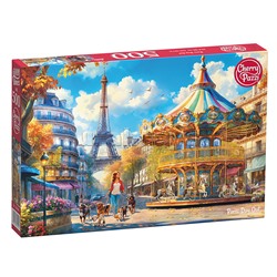 Пазл 500 "Выходной в Париже"