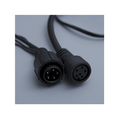 Гирлянда «Водопад» 2×1.5 м, IP44, УМС, тёмная нить, 400 LED, свечение белое, 8 режимов, 220 В