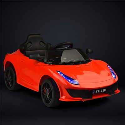 Электромобиль "Скоростной заезд" на аккумуляторе, с р/у управлением, в коробке (красный)