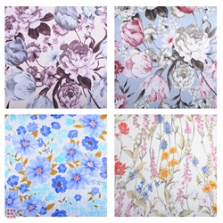 Пленка самоклеящаяся "Цветы", 4 дизайна