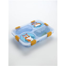 Ланч - бокс с 4 секциями «Корги», 23×17×5.5 см