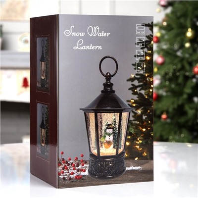 Светодиодная фигура «Снеговик» 14×22×14 см, пластик, батарейки ААх3 (не в комплекте), свечение тёплое белое