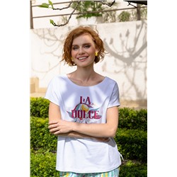 Комплект жен: футболка, брюки Mia Cara SS23WJ385 La Dolce vita