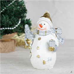 Фигурка Снеговичок 13 см / CHR204 /уп 192/Новый год