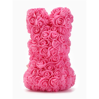 Зайчик из розовых роз
