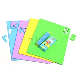 Мольберт «Доска знаний» двусторонний (желто-красный)