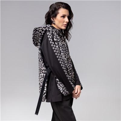 Жилет меховой, Будь в центре (леопард)