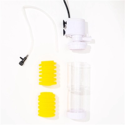 Фильтр внутренний JINGYE JY-8200F, двухсекционный, 600 л/ч, 10 Вт