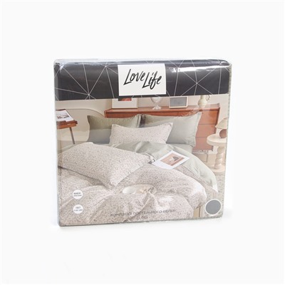 Постельное бельё 1.5-спальное LoveLife Line, сатин