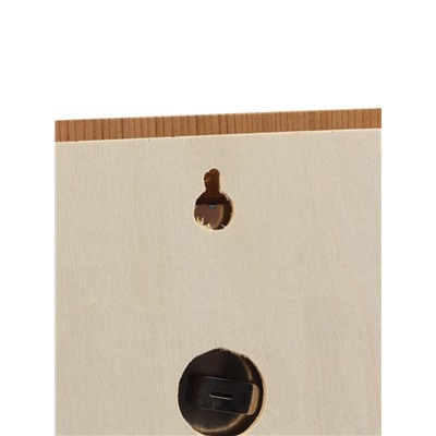 Термометр - гигрометр для бани и сауны «Вертикальный», деревянный, «Добропаровъ»