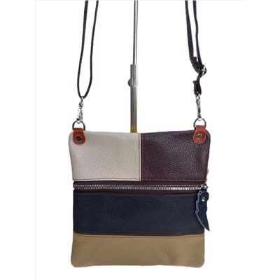 Женская сумка из натуральной кожи мультицвет