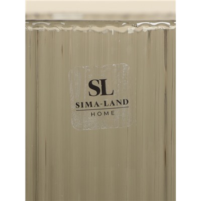 Стаканы SL Home «Модерн», 400 мл, 8×13 см, набор 6 шт., стекло, графитовые