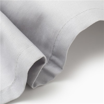 Скатерть «Этель» Home, 146×220 см, светло-серая, 100% хлопок, саржа 190 г/м²