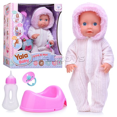 Пупс "Слава" (пьет, писает) с аксессуарами, в коробке