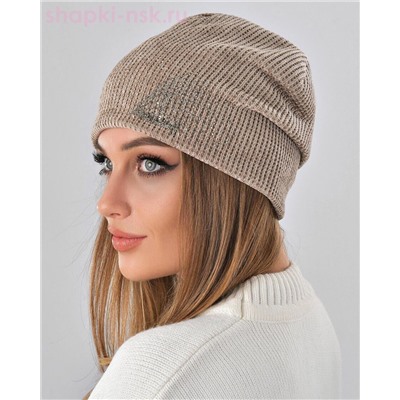 Велюр люрекс спорт Шапка флис (56-58)