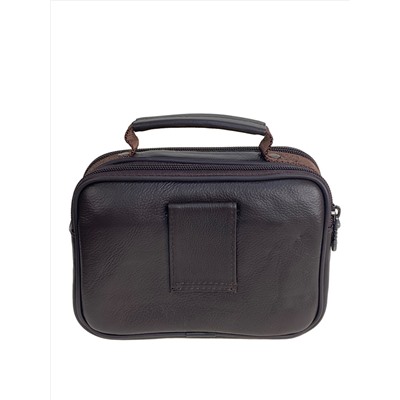 Сумка мужская из натуральной кожи, цвет коричневый
