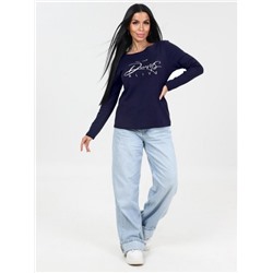 Лонгслив "Флоп" (Темно-синий)