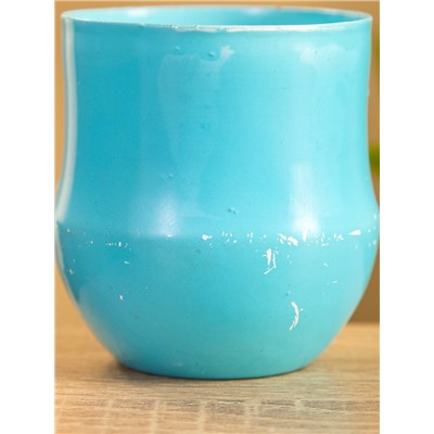 УЦЕНКА Свеча вотивная в металлической баночке с крышкой, 100 г, амбер, мирр