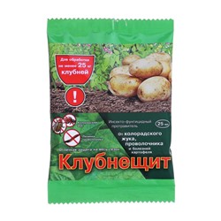 Протравитель Клубнещит от насекомых вредителей и болезней картофеля, моно-доза,  25 мл