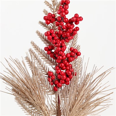 Ветка декоративная новогодняя, 36×16×5 см