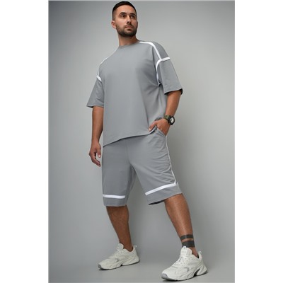 Мужской костюм оверсайз из футера двухнитки Happyfox