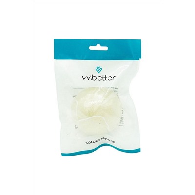 VVbetter Конжаковый спонж для лица / Konjac Sponge KRISTALLER, 1108605