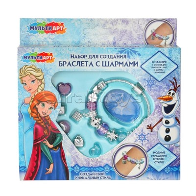 Набор для создания браслета с шармами "Снежная принцесса" 14х16