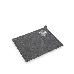 Коврик - сидушка для бани и сауны «С Новым Годом!», полиэфир 70%, шерсть 30%, «Добропаровъ»