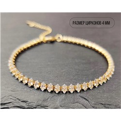 Браслет с цирконами