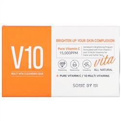 Some By Mi, Очищающий батончик V10 Multi Vita, 95 г