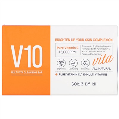 Some By Mi, Очищающий батончик V10 Multi Vita, 95 г