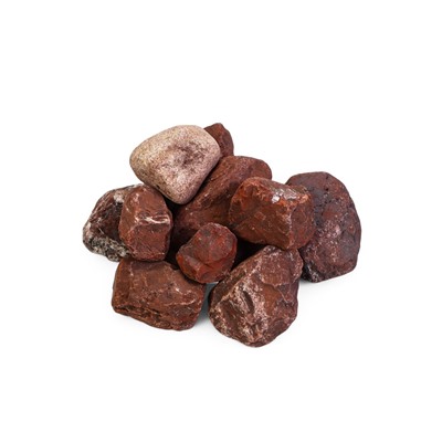 Камни для бани «Яшма сургучная», 10 кг, галтованные, фракция 7-12 см