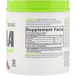 MusclePharm, Серия Essentials, аминокислоты с разветвленной цепью (BCAA), фруктовый пунш, 258 г (0,57 фунта)