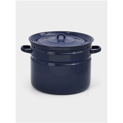 Бак эмалированный, 16 л, без декора, синий