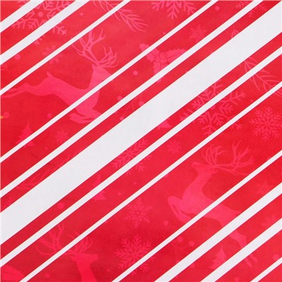 Бумага упаковочная новогодняя «Почта», глянец, двусторонняя, 80 г/м², 50×70 см